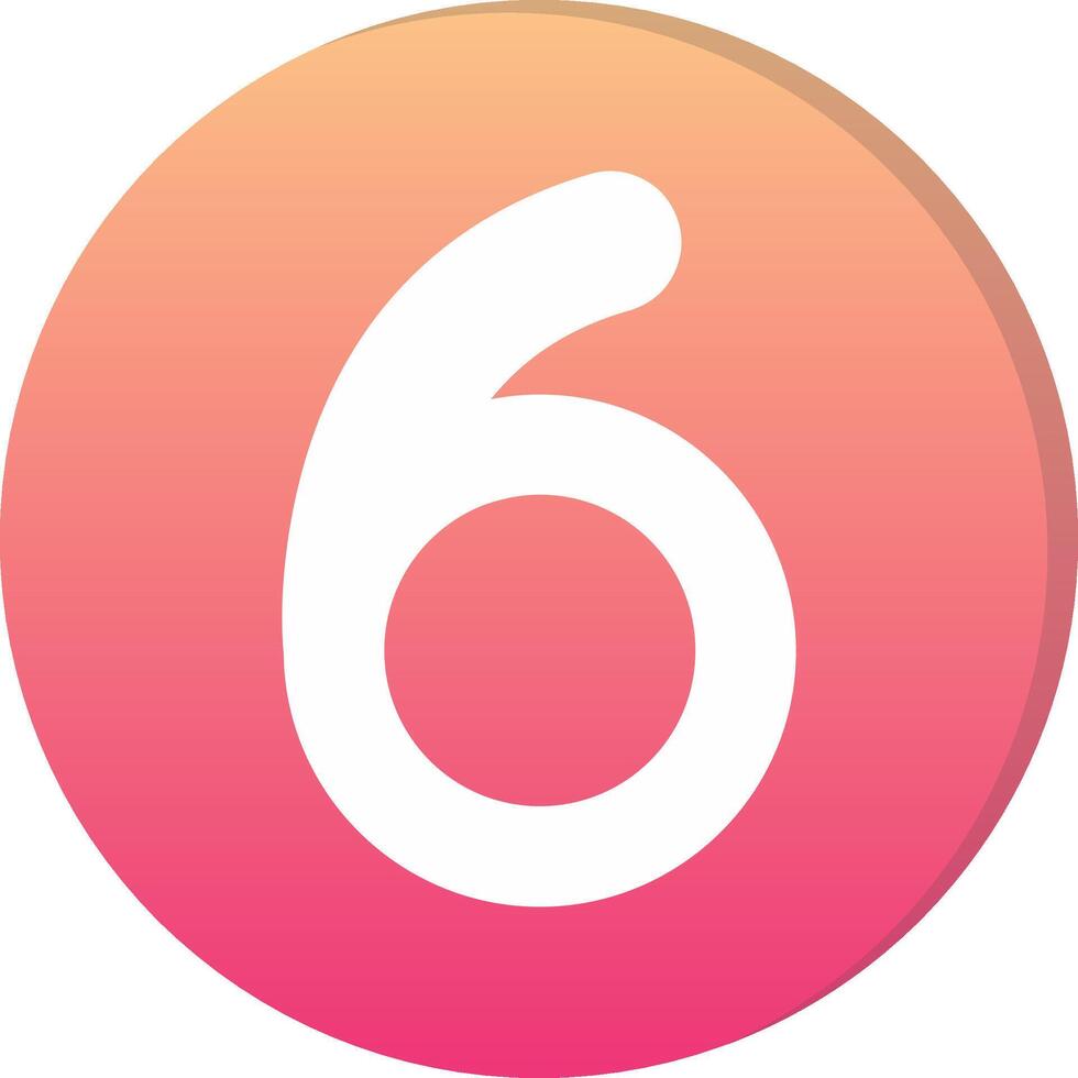 Six Circle Icon vector