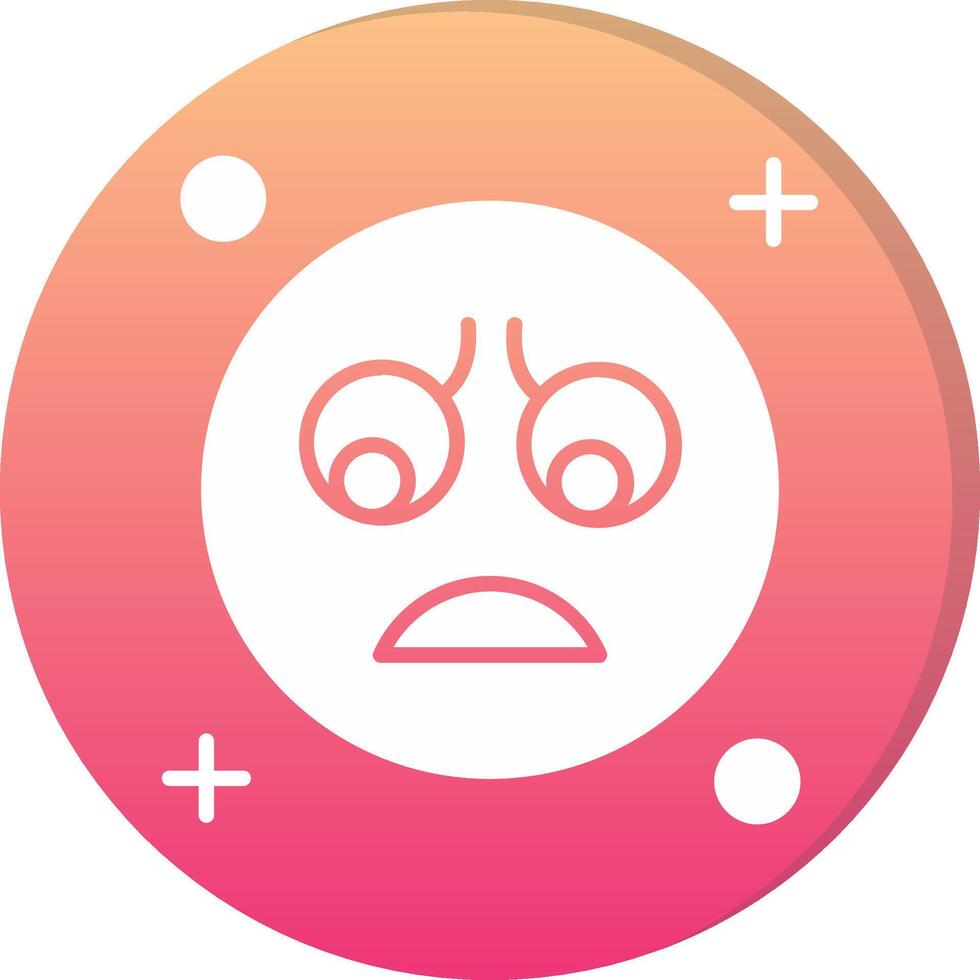 Sad Circle Icon vector