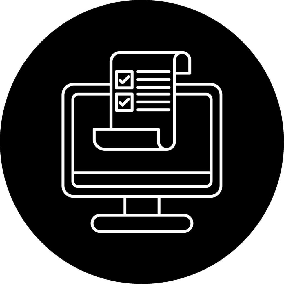 Brief Circle Icon vector