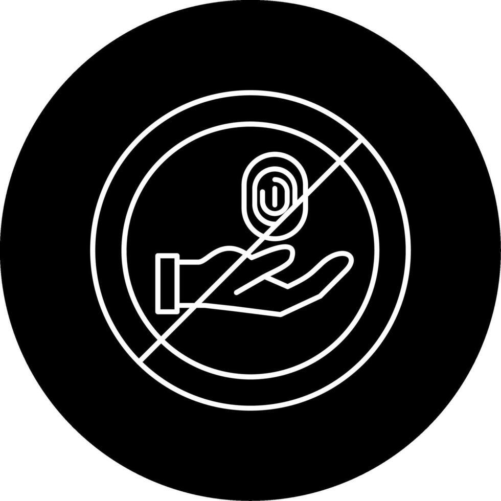 No Thief Circle Icon vector