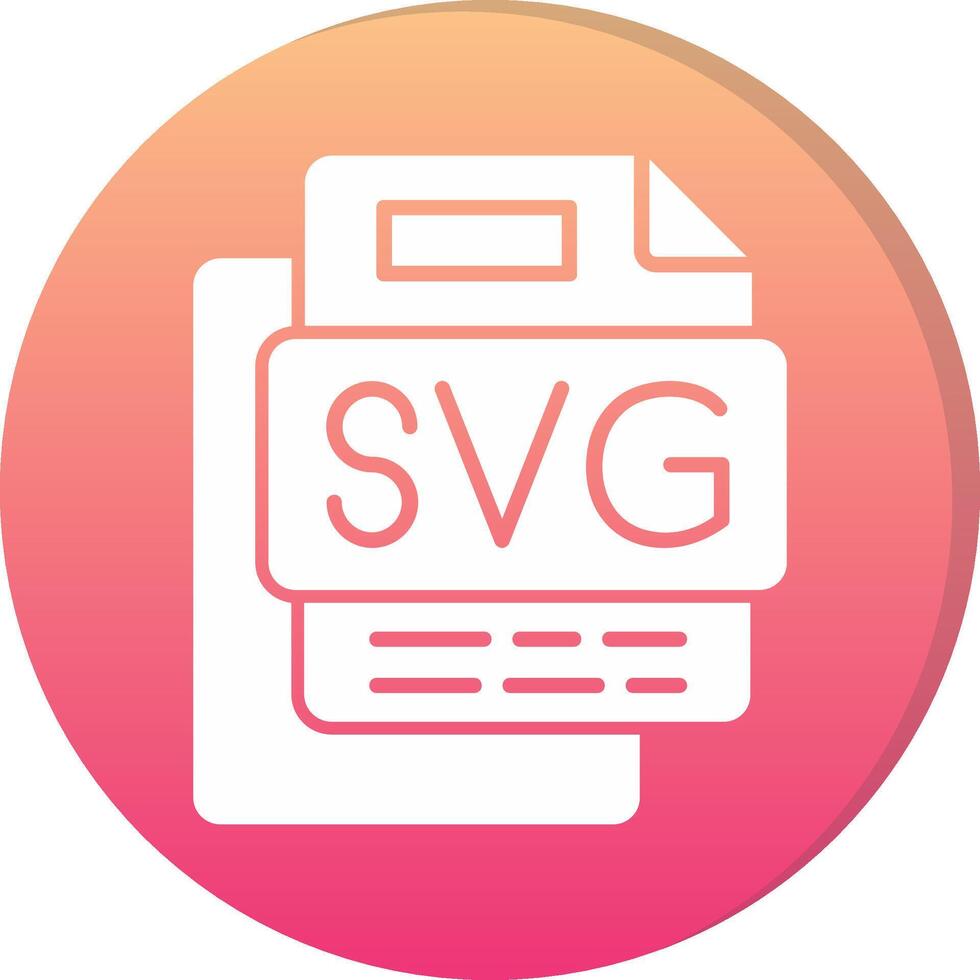 SVG File Circle Icon vector
