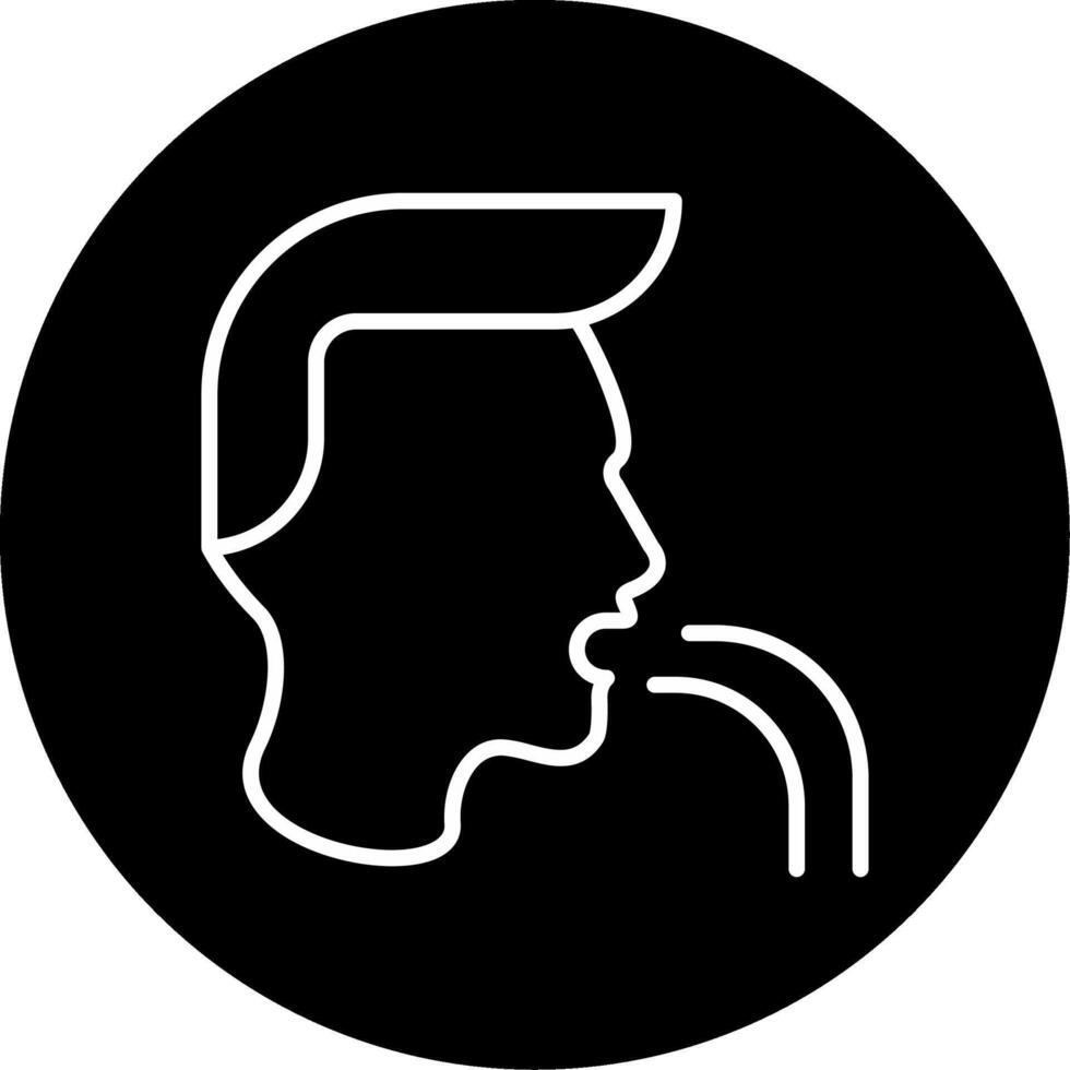 Nausea Circle Icon vector