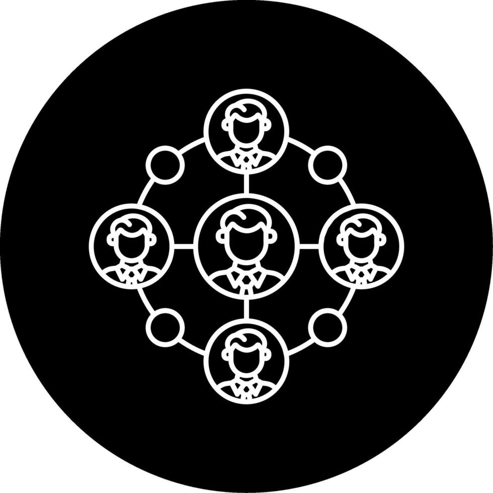 Remote Access Circle Icon vector