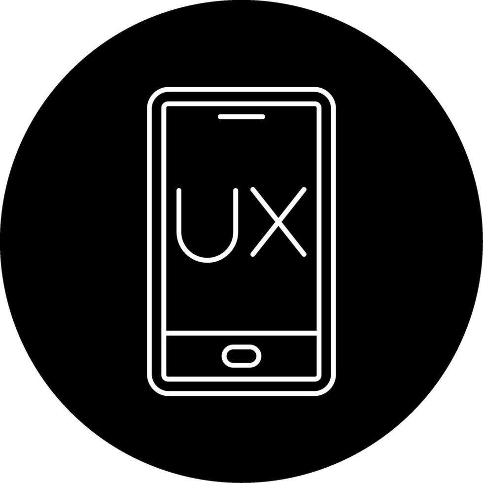 Ux Design Circle Icon vector