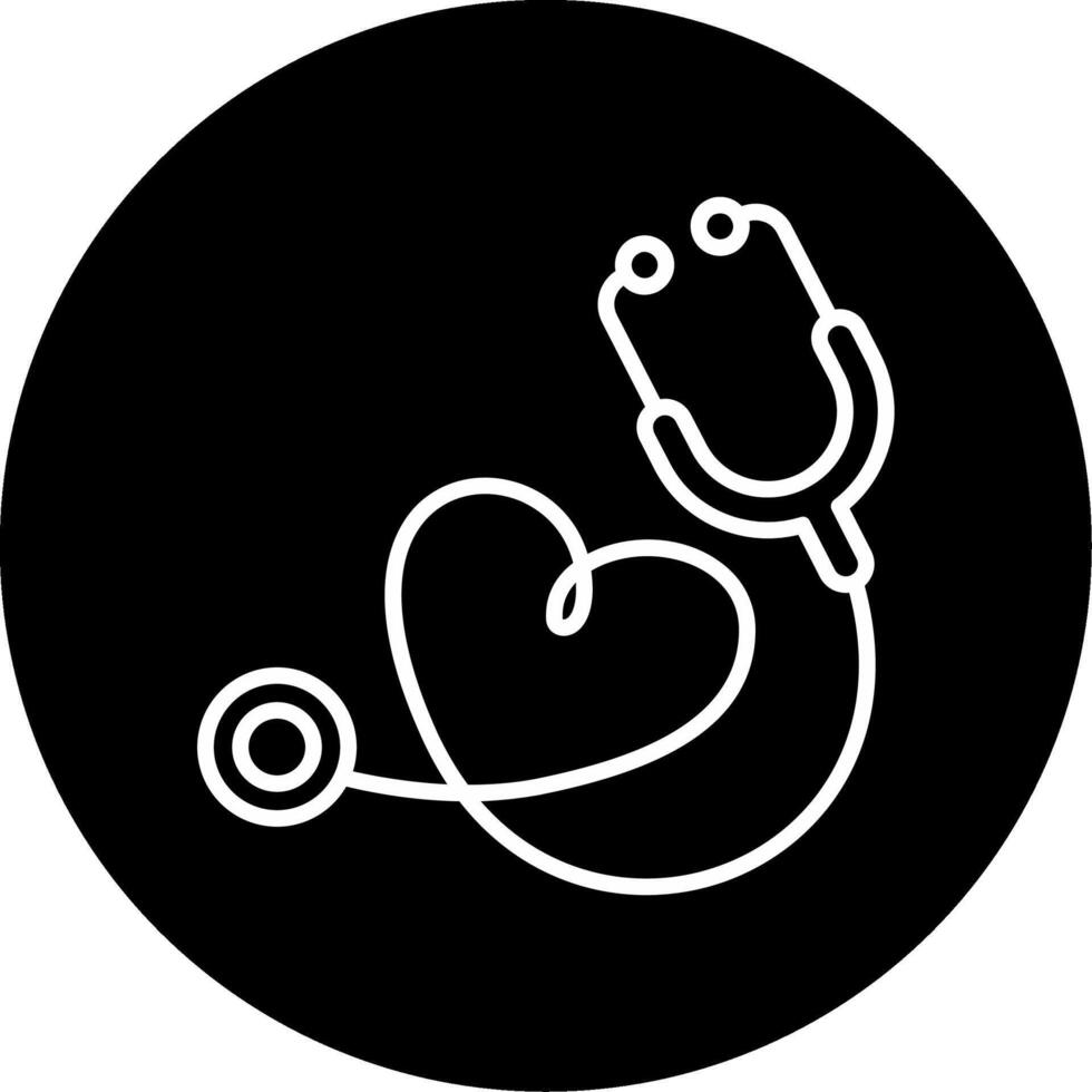 Stethoscope Circle Icon vector