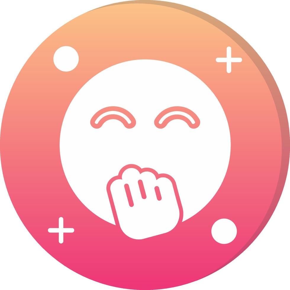 Blush Circle Icon vector