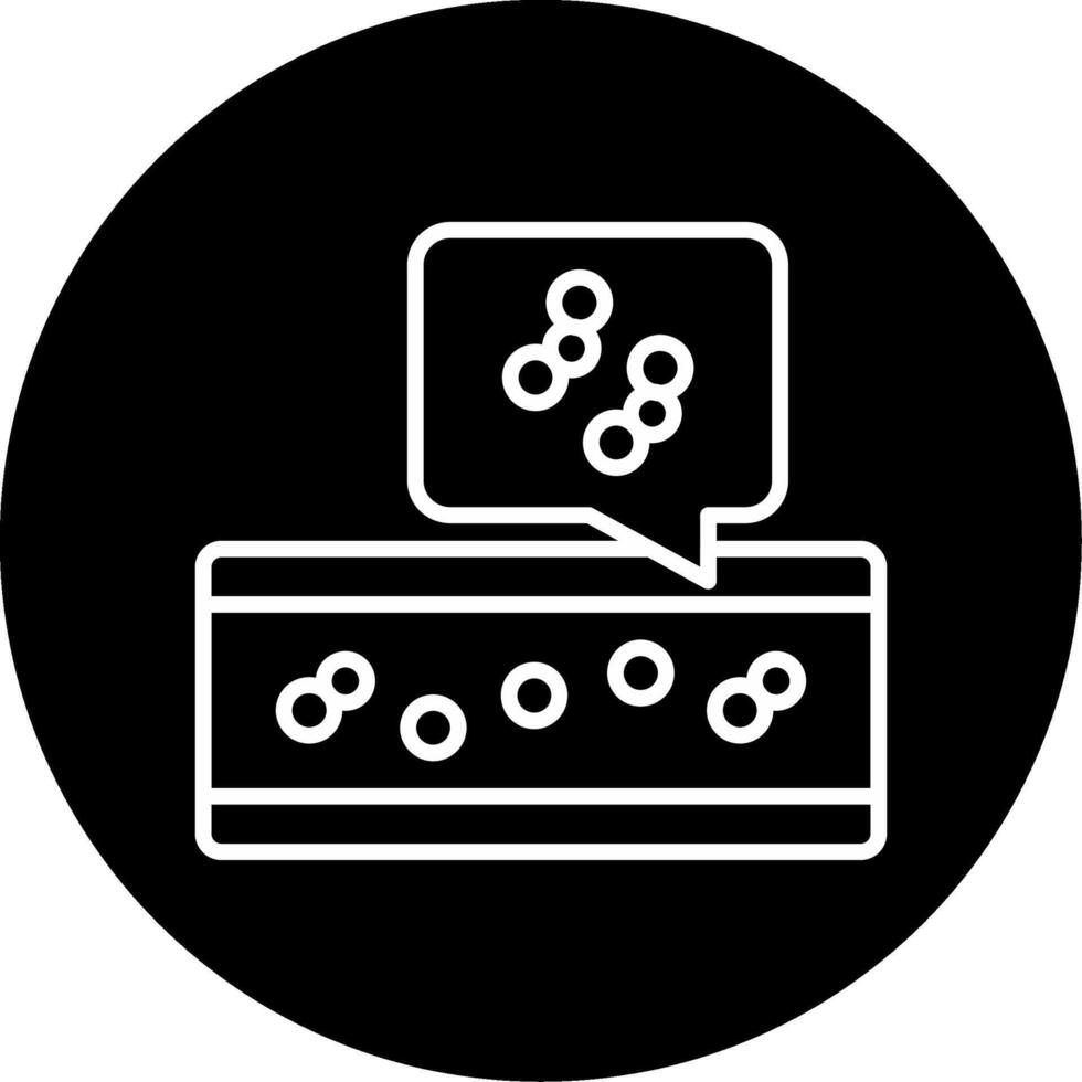 Thrombosis Circle Icon vector