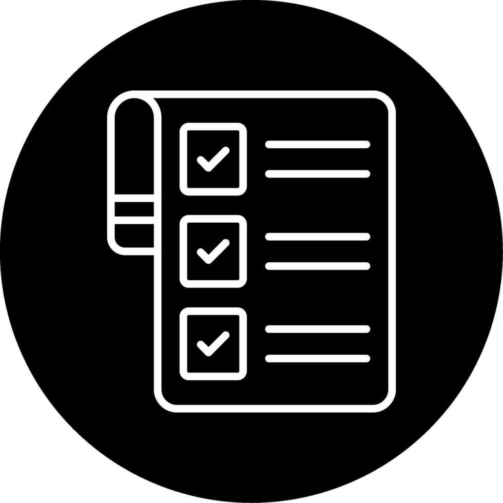 Checklist Circle Icon vector