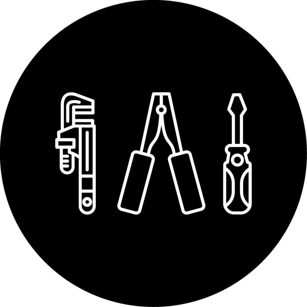 Repair Kit Circle Icon vector