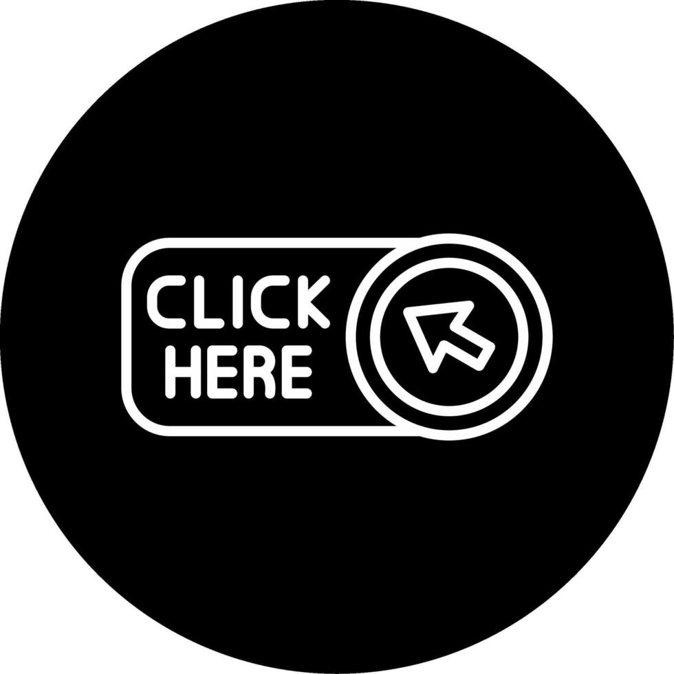 Click Here Circle Icon vector