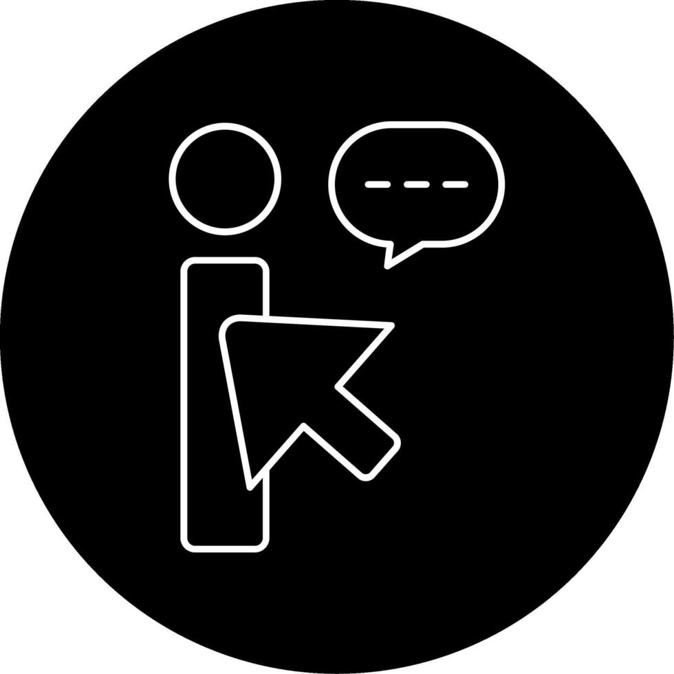 Click Circle Icon vector