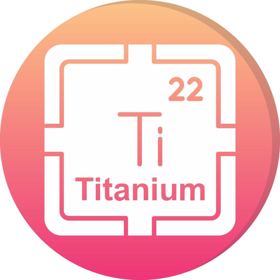 Titanium Circle Icon vector