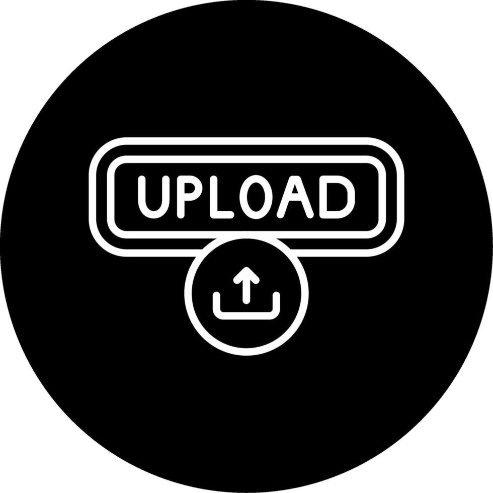 Upload Circle Icon vector