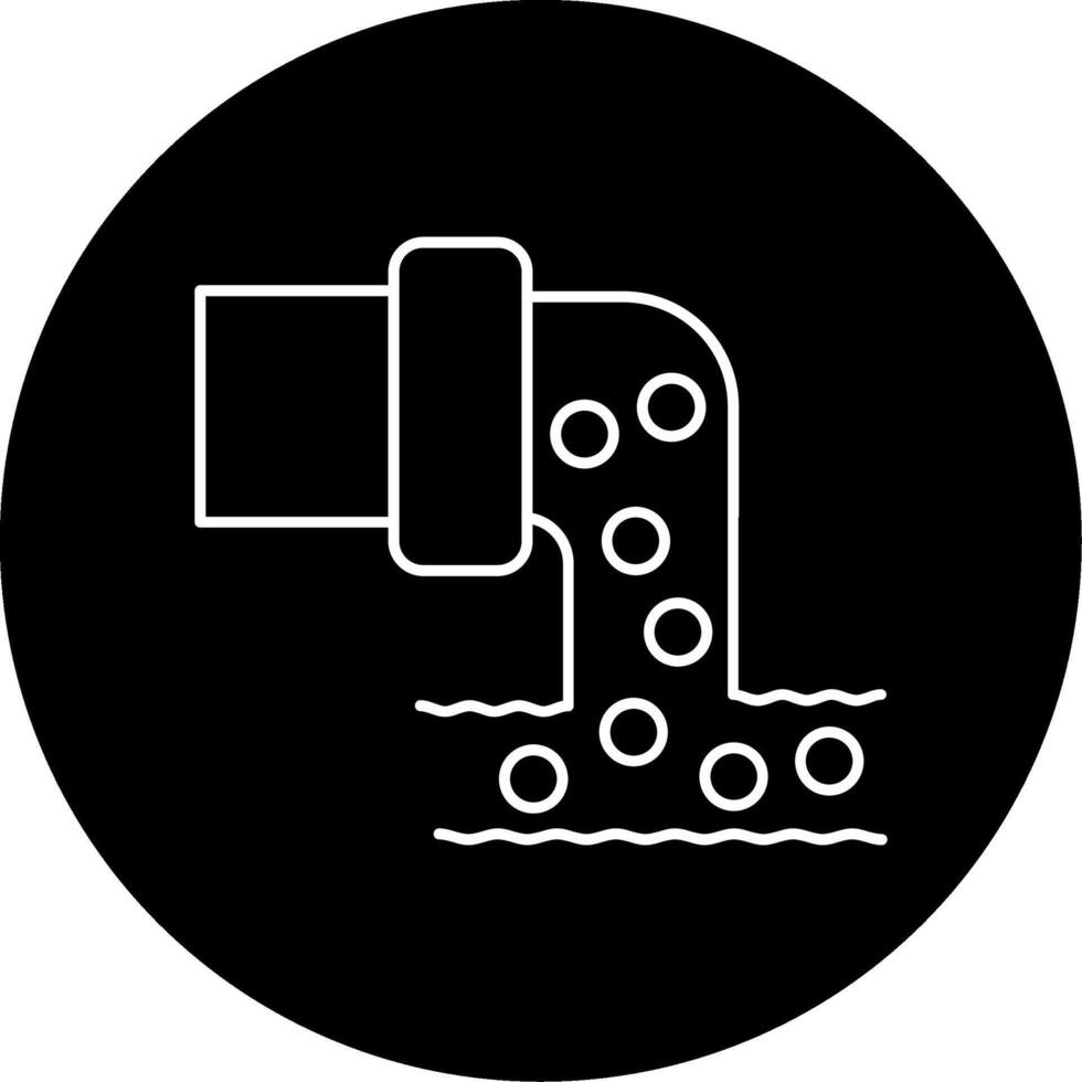 Sewage Circle Icon vector