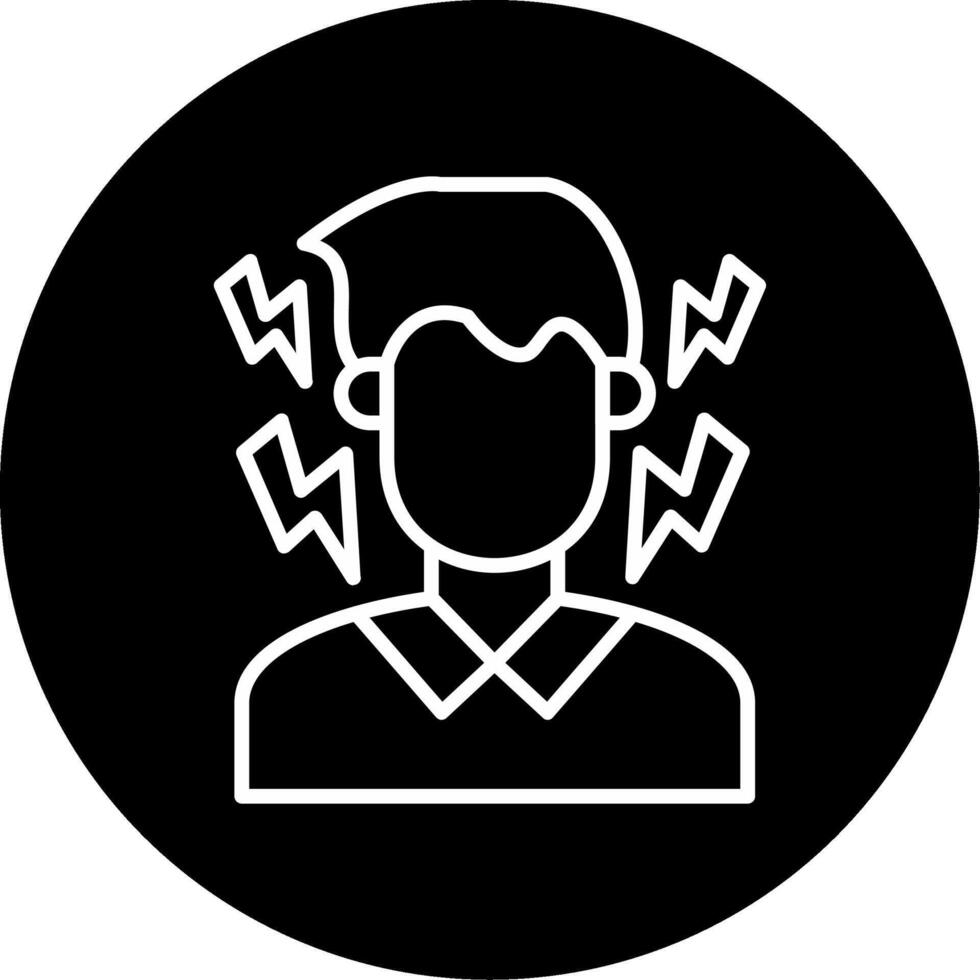 Depression Circle Icon vector