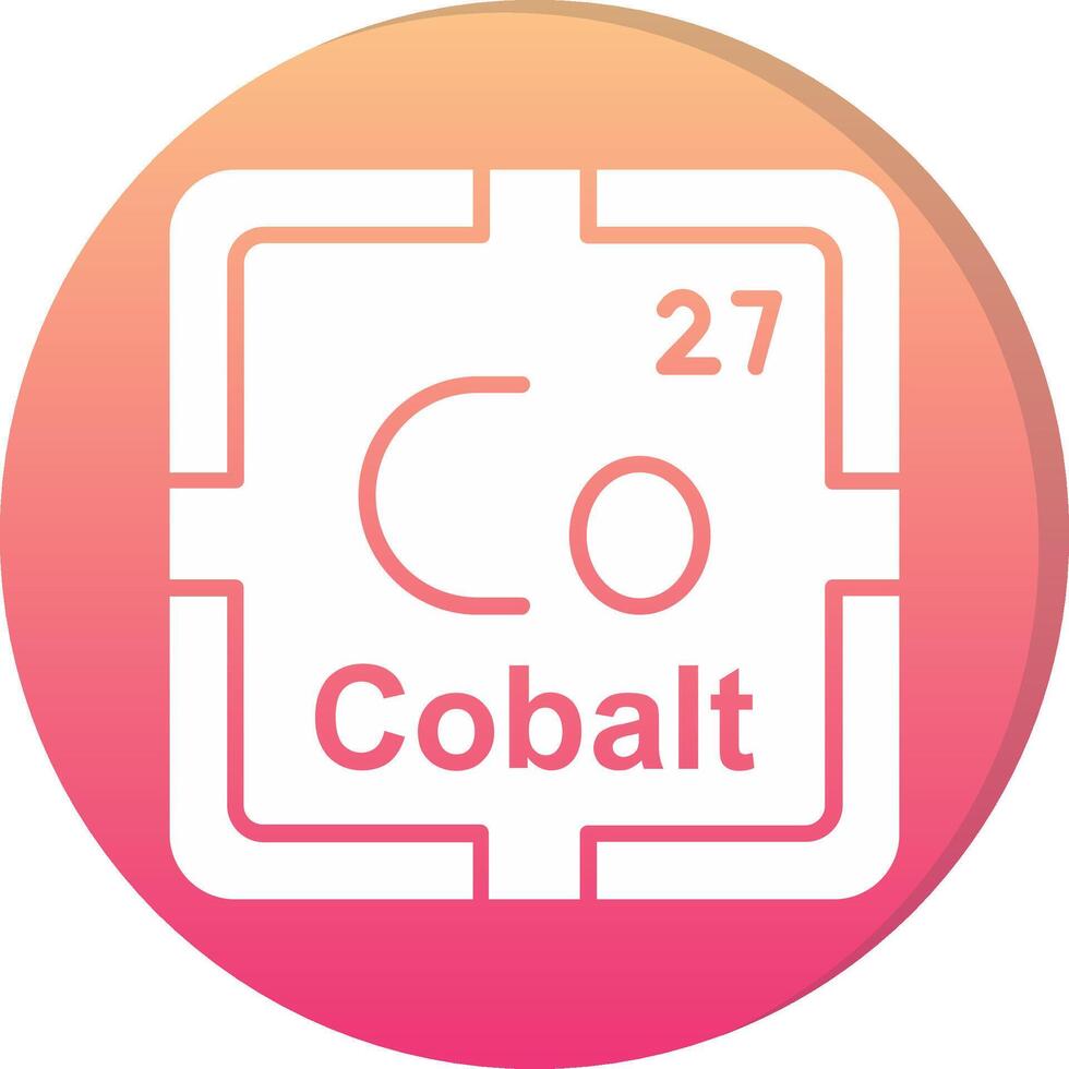 Cobalt Circle Icon vector