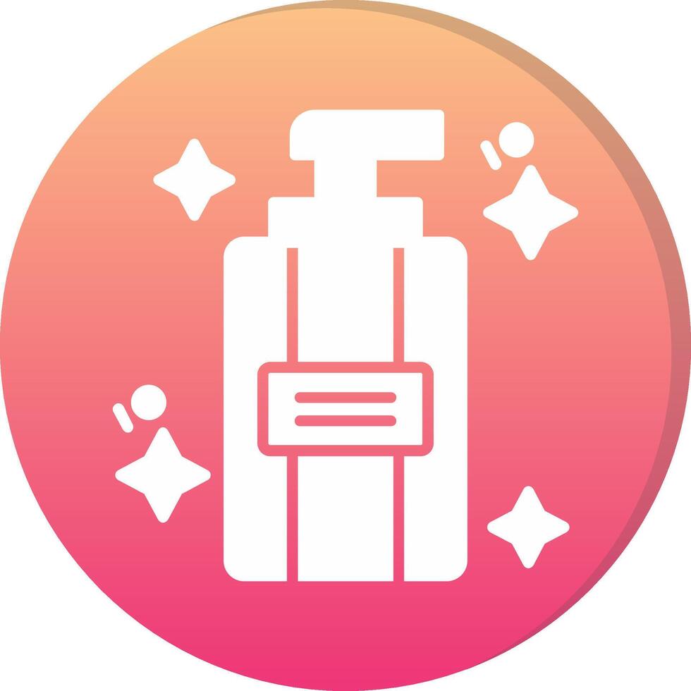 Facial Cleansing Circle Icon vector