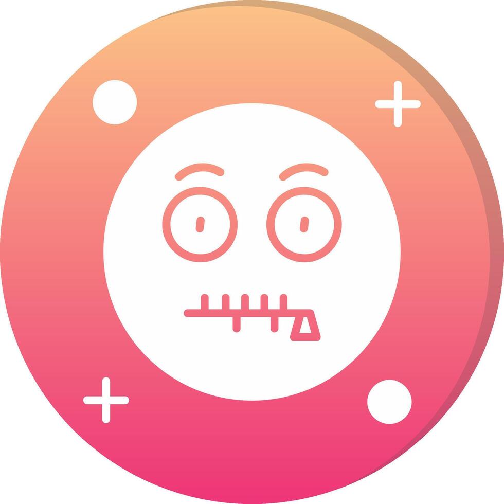 Zipped Circle Icon vector