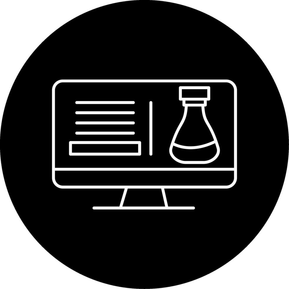 Science Class Circle Icon vector