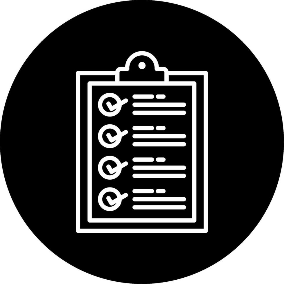 Checklist Circle Icon vector