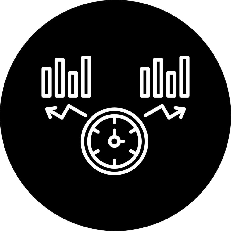 Time To Market Circle Icon vector