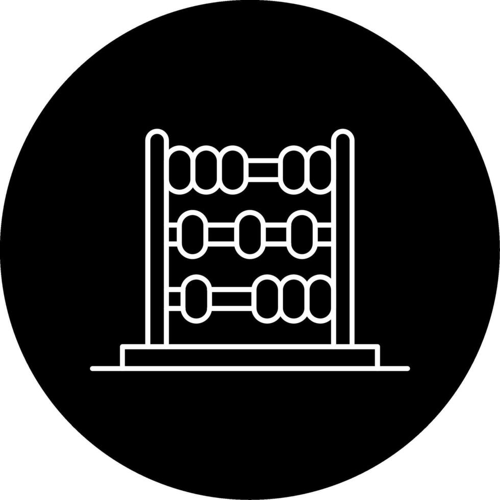 Abacus Circle Icon vector