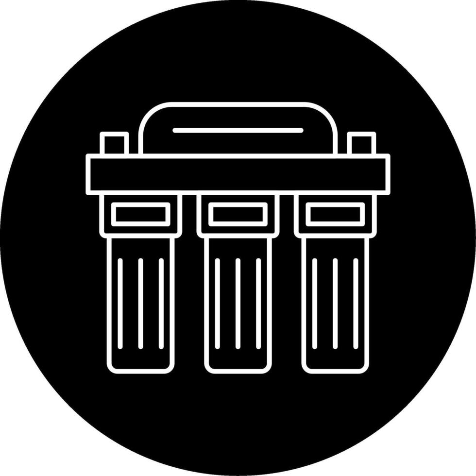 Water Filter Circle Icon vector
