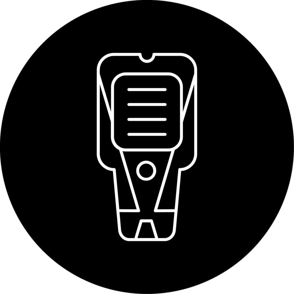 Stud Finder Circle Icon vector