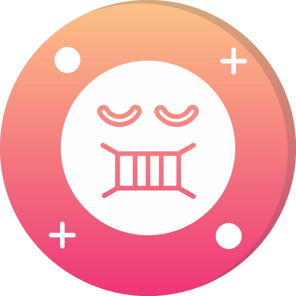 Face mask Circle Icon vector