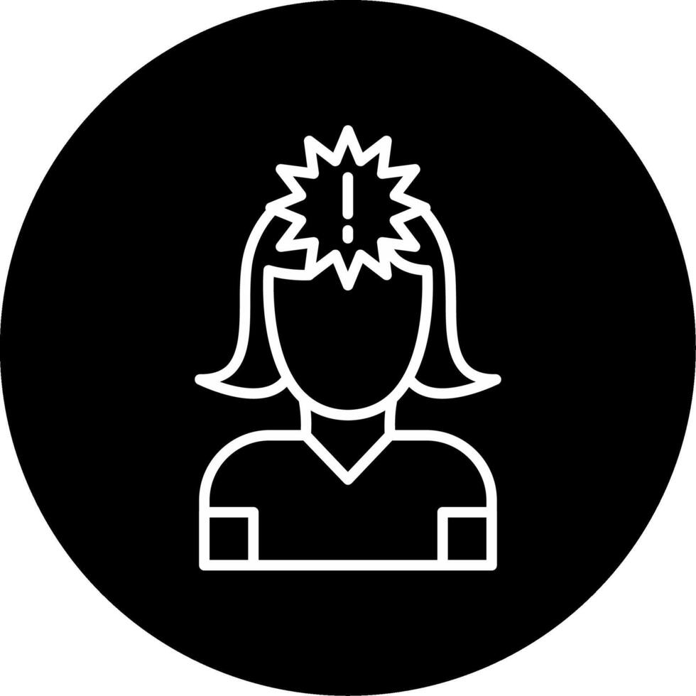 Panic Circle Icon vector