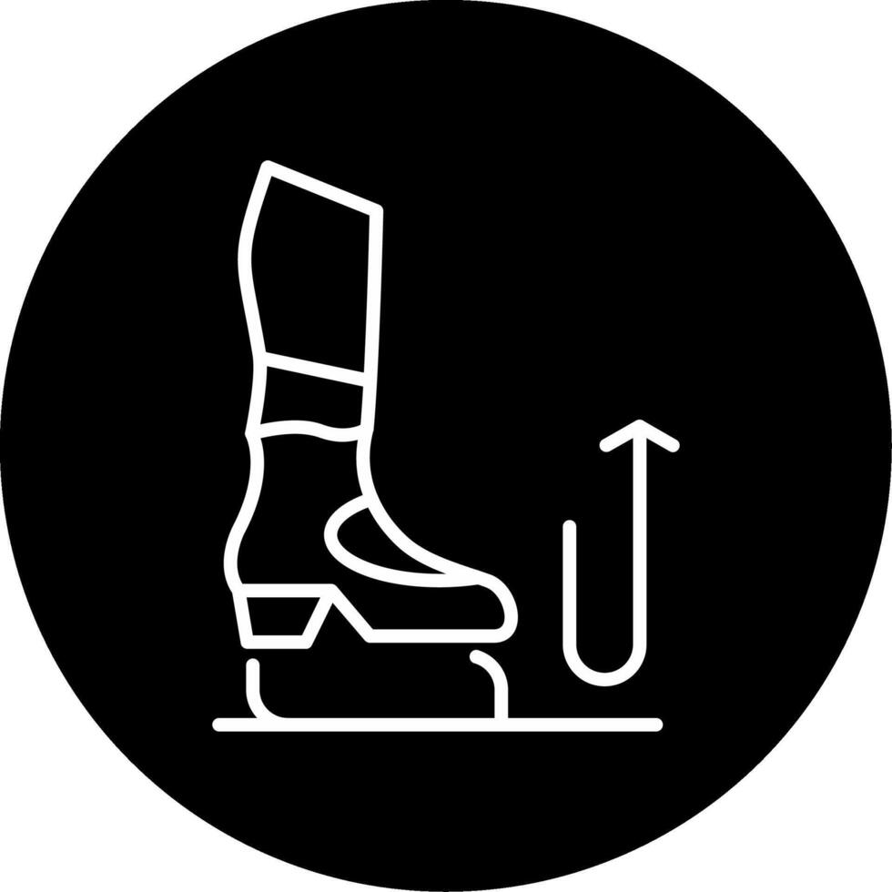 Stomp Circle Icon vector