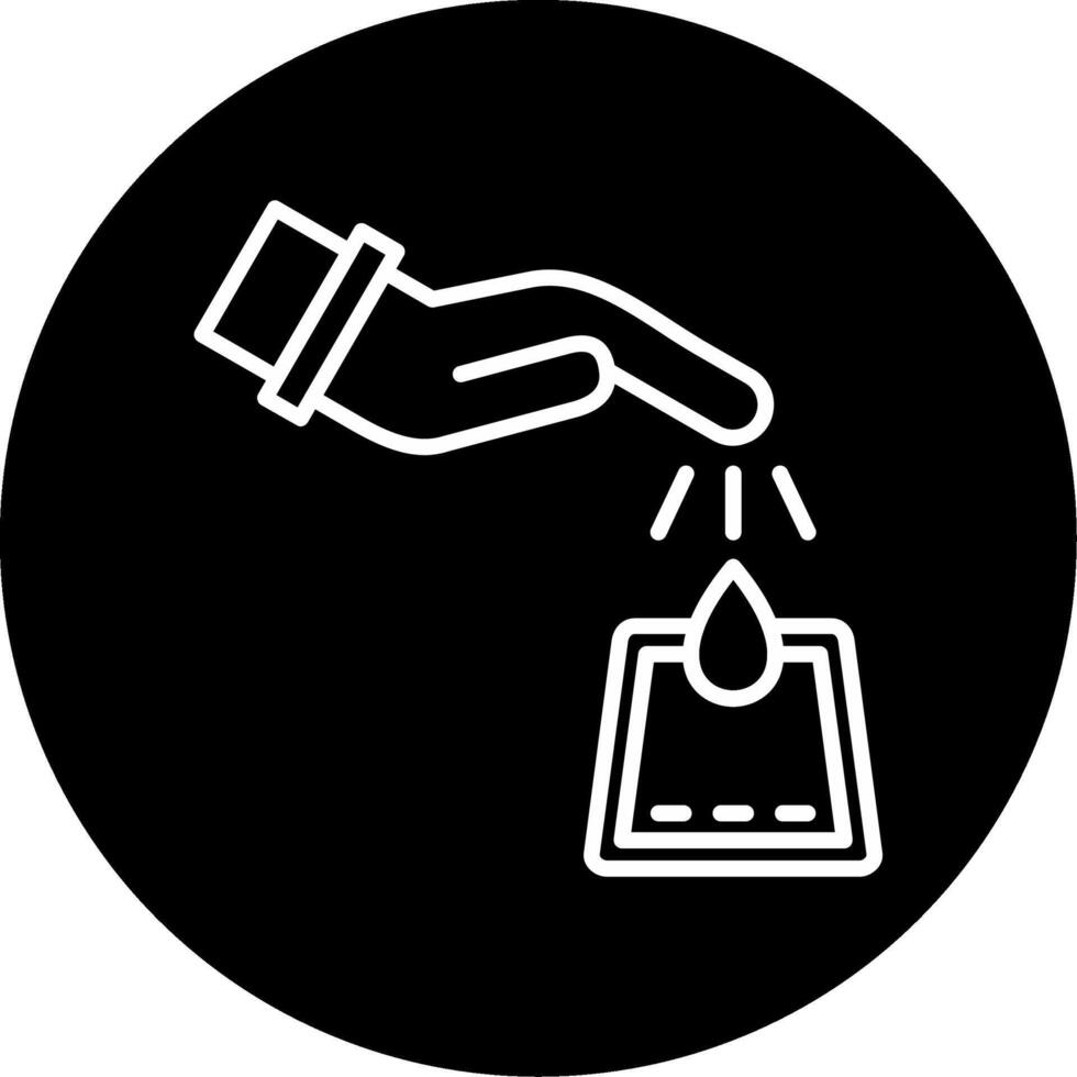 Diabetes Circle Icon vector