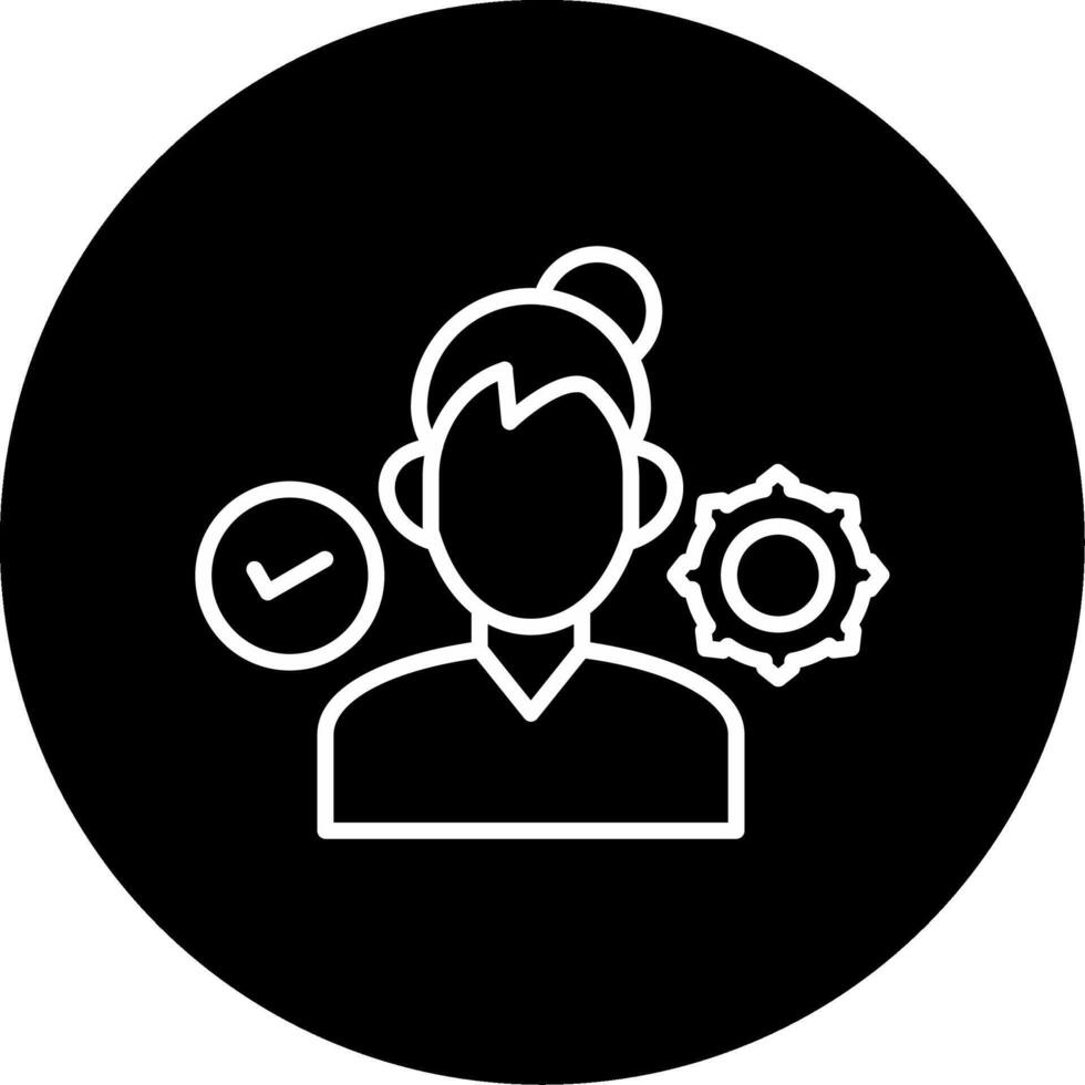 Coach Skills Circle Icon vector
