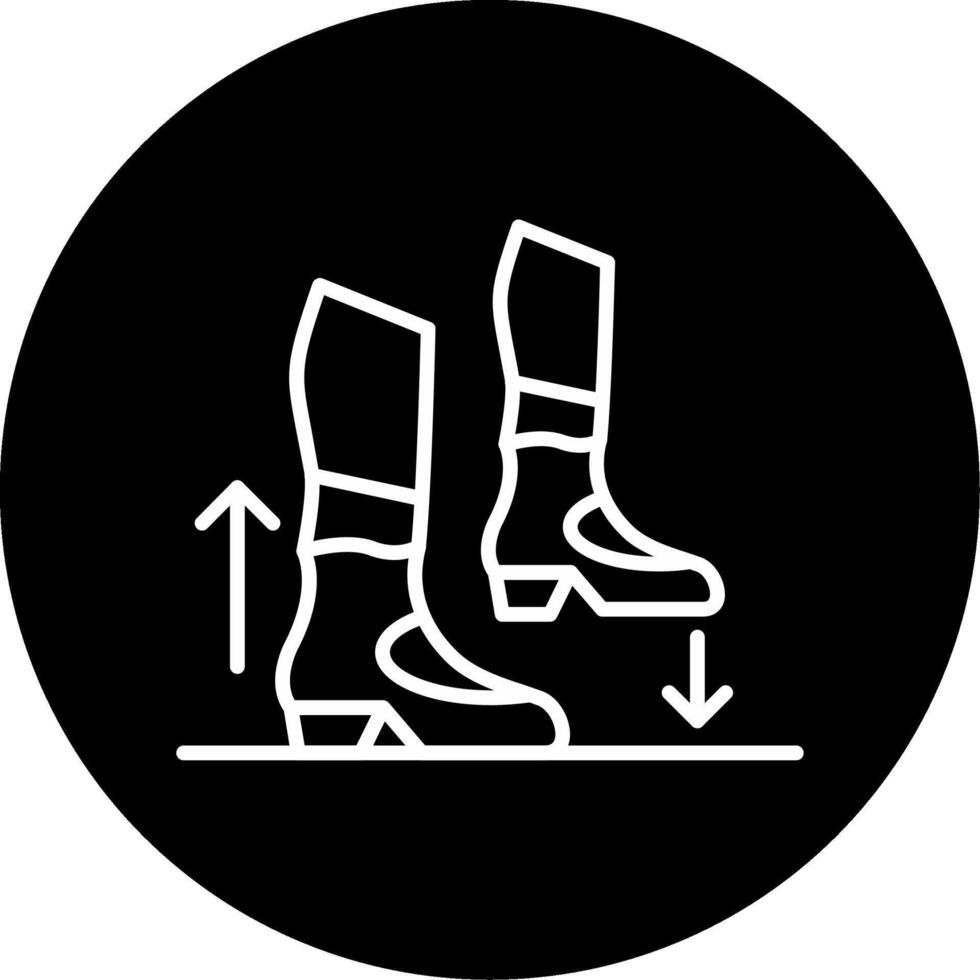 Step Circle Icon vector
