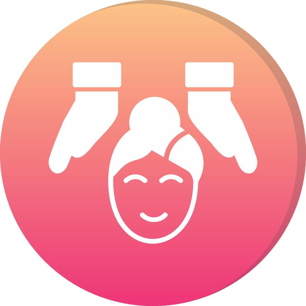 Massage Circle Icon vector