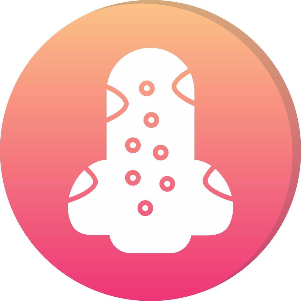 Blackhead Circle Icon vector