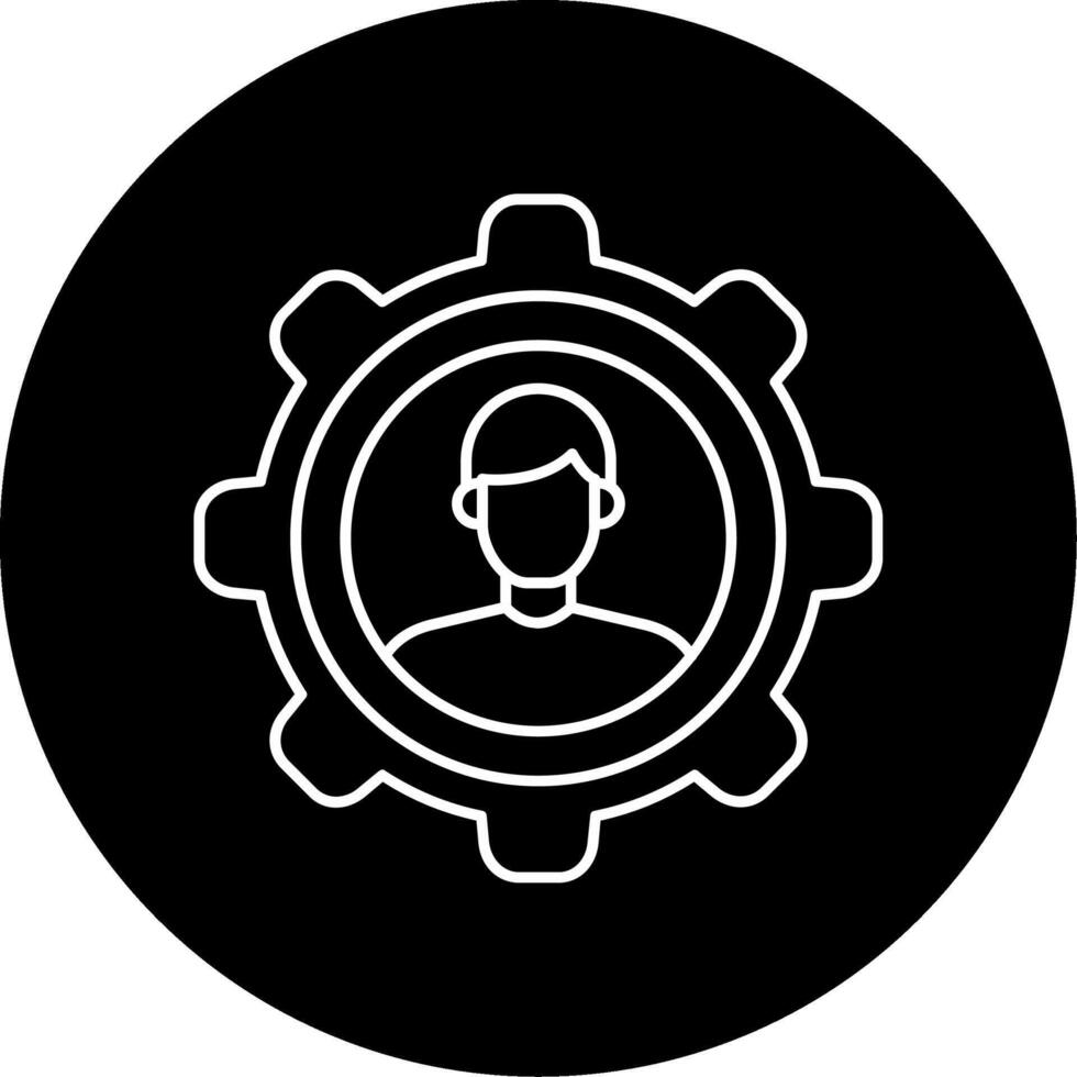Customer Relationship Circle Icon vector