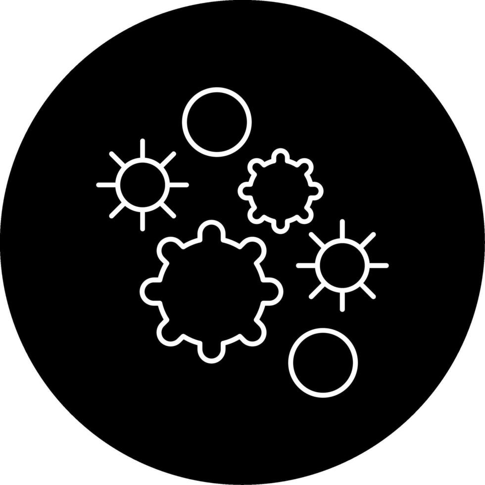 Allergen Circle Icon vector