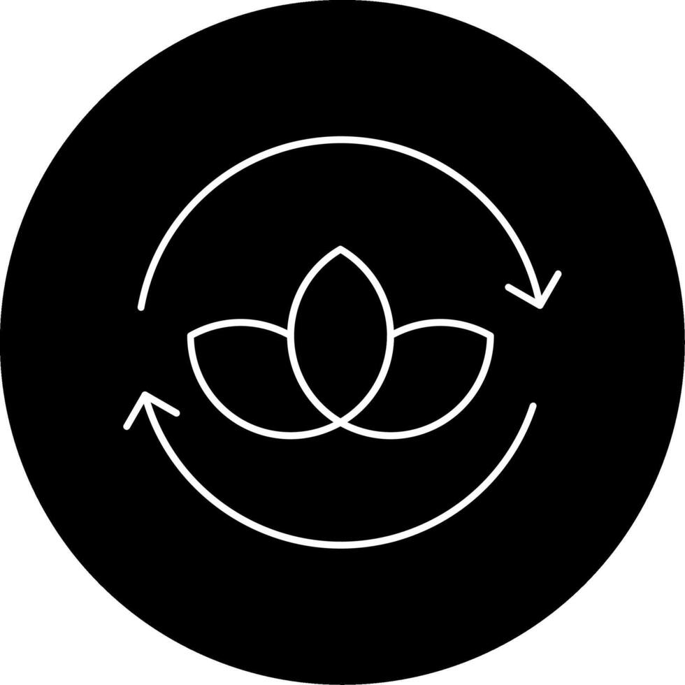 Zero Waste Circle Icon vector