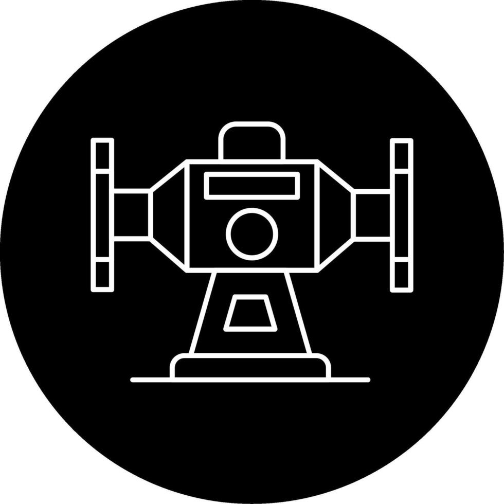 Bench Grinder Circle Icon vector