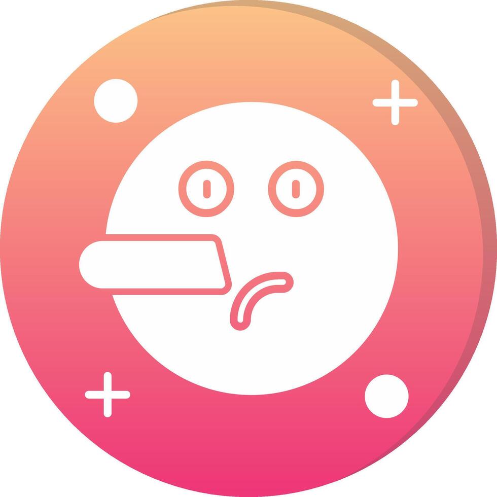 Liar Circle Icon vector