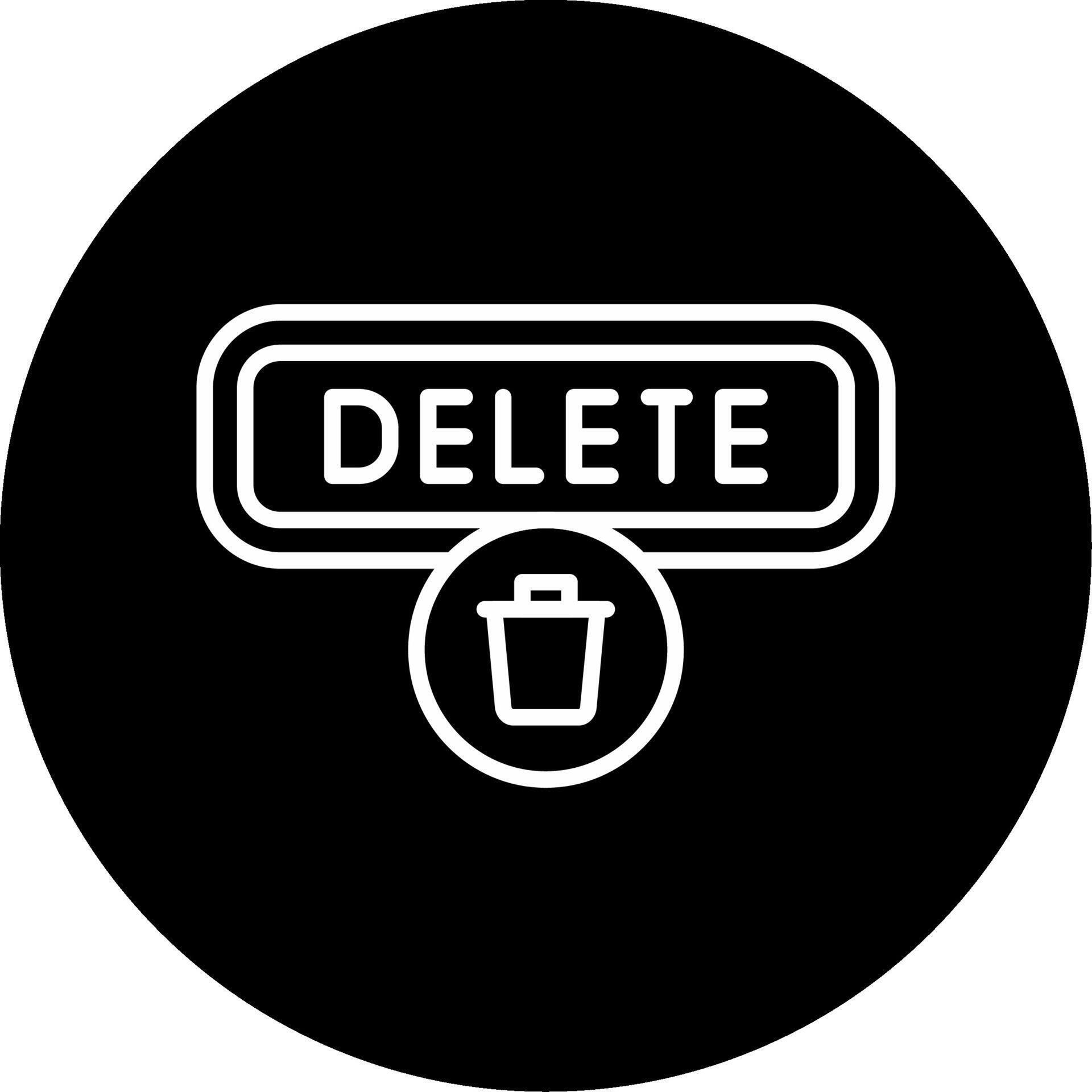Delete Circle Icon 47348116 Vector Art at Vecteezy