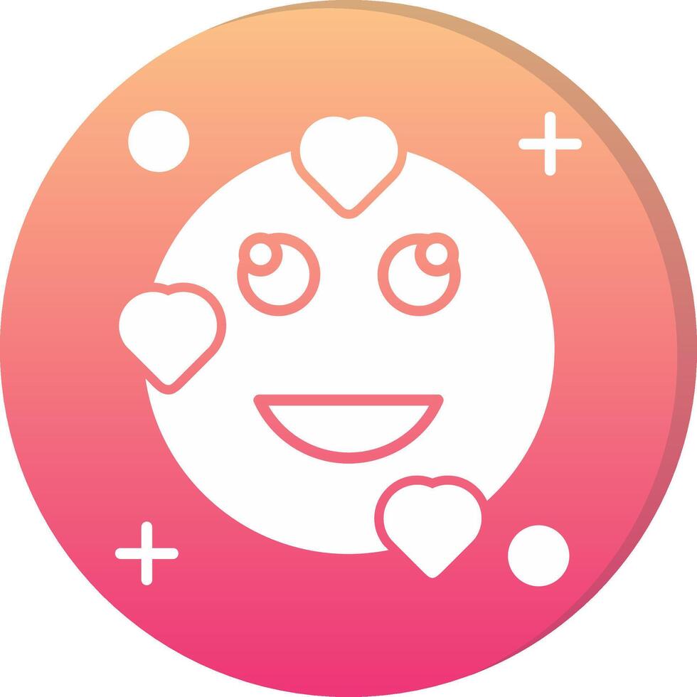 Love Circle Icon vector