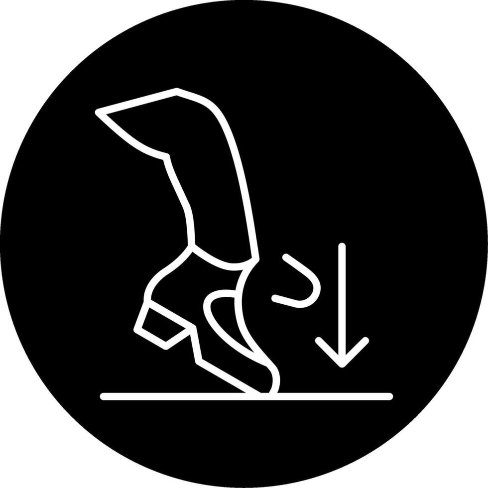 Ball Dig Circle Icon vector