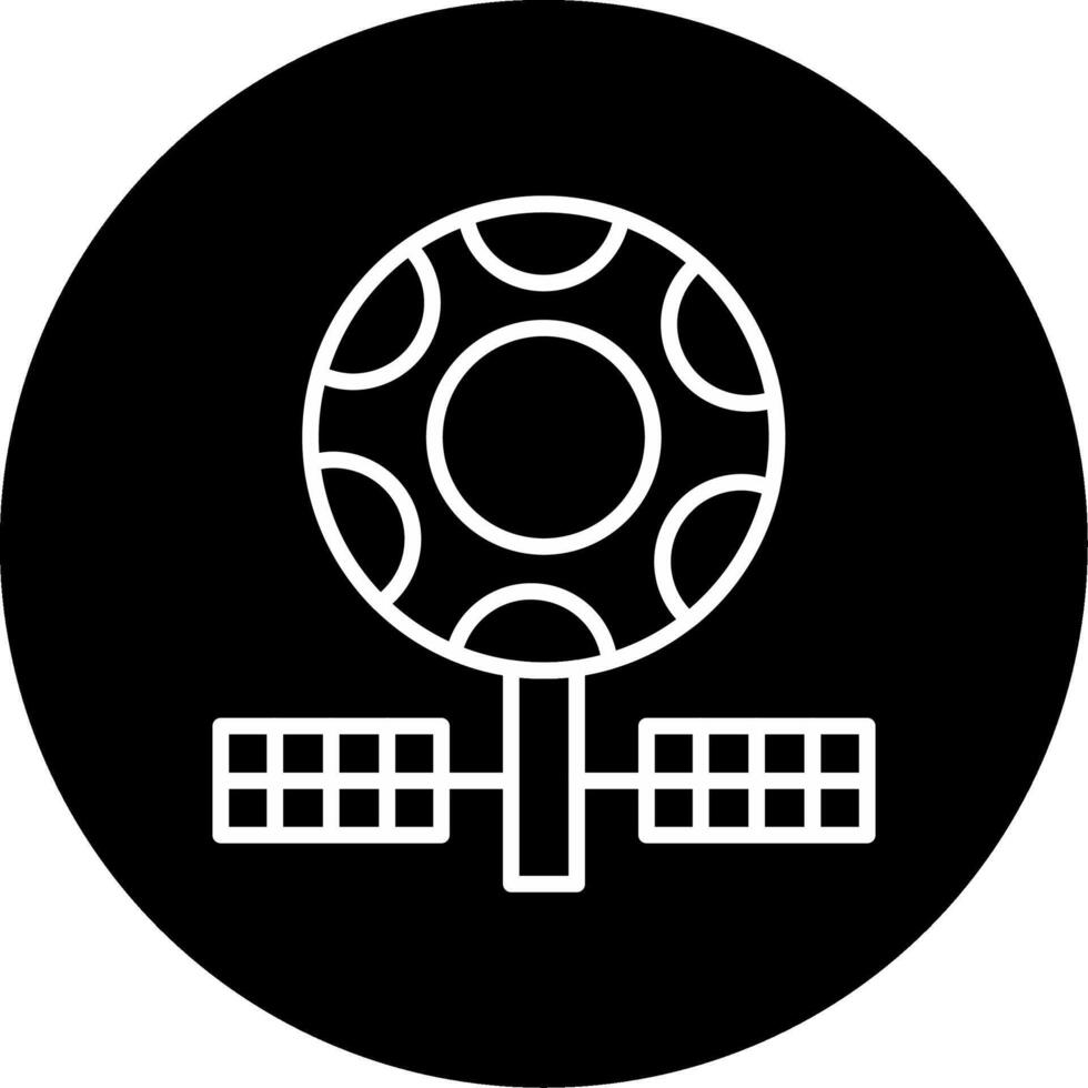 Satellite Circle Icon vector