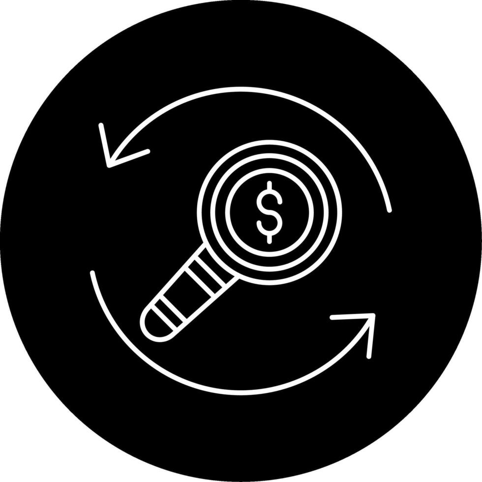 Cash Flow Circle Icon vector