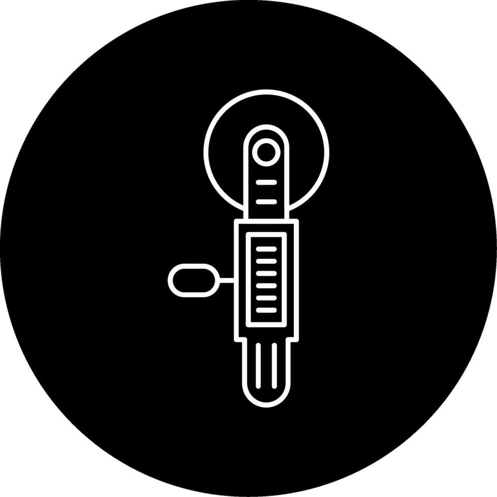Tile Cutter Circle Icon vector