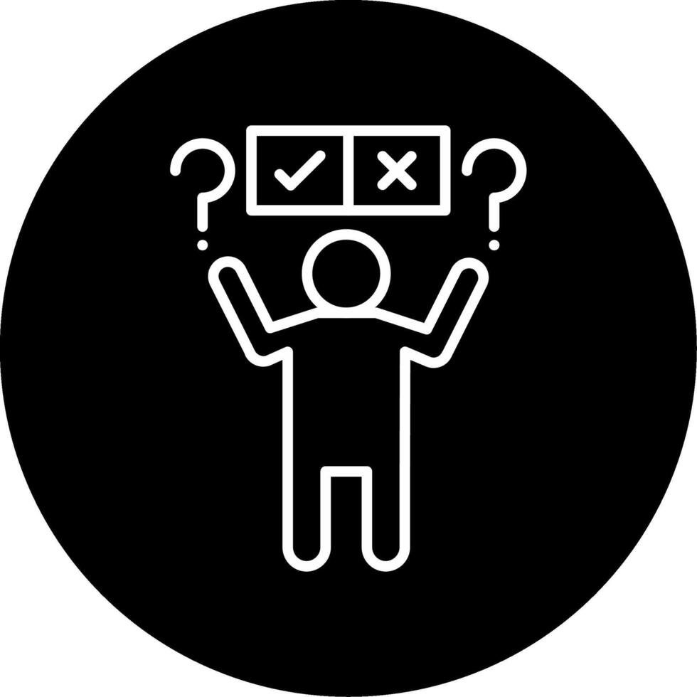 Confusion Circle Icon vector