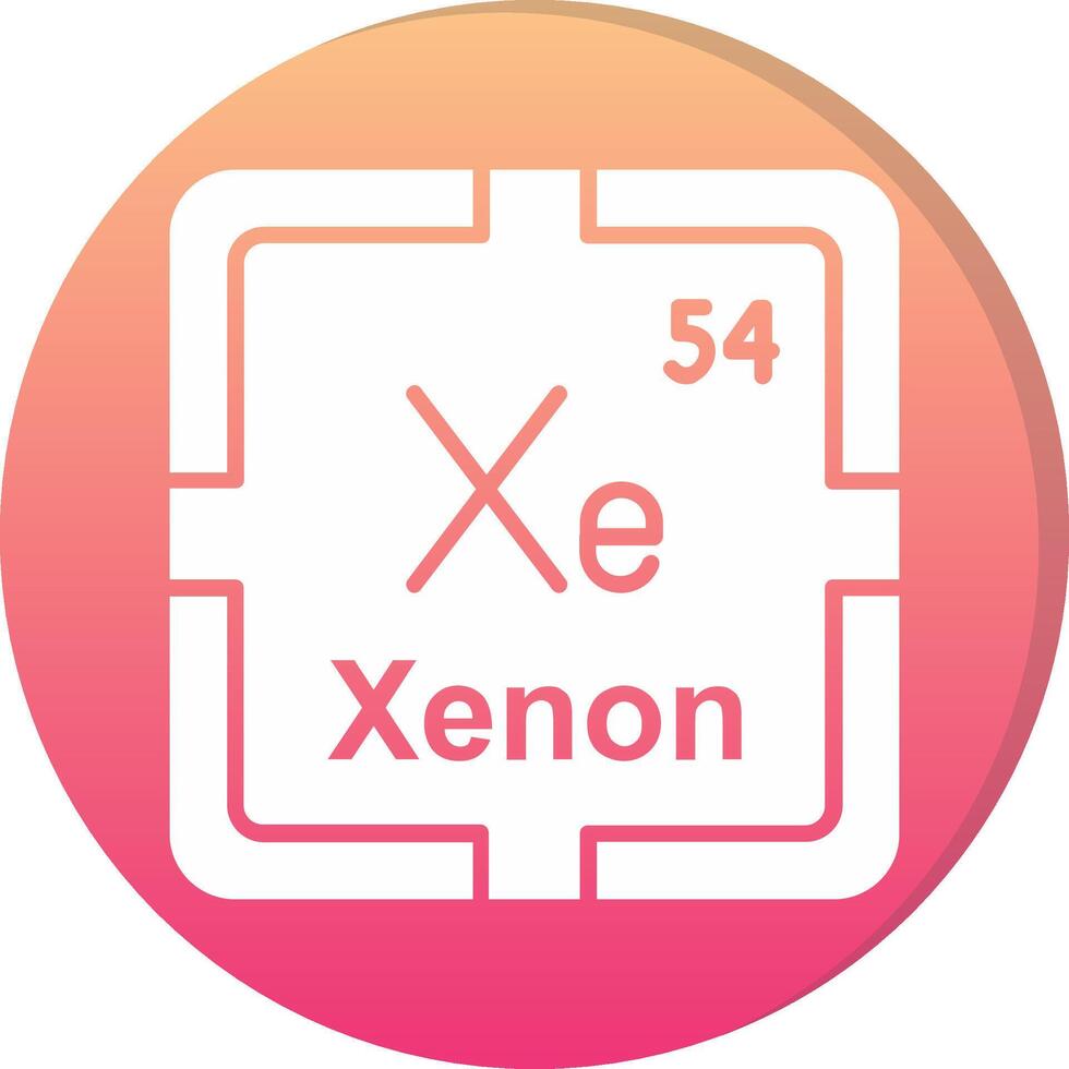 Xenon Circle Icon vector