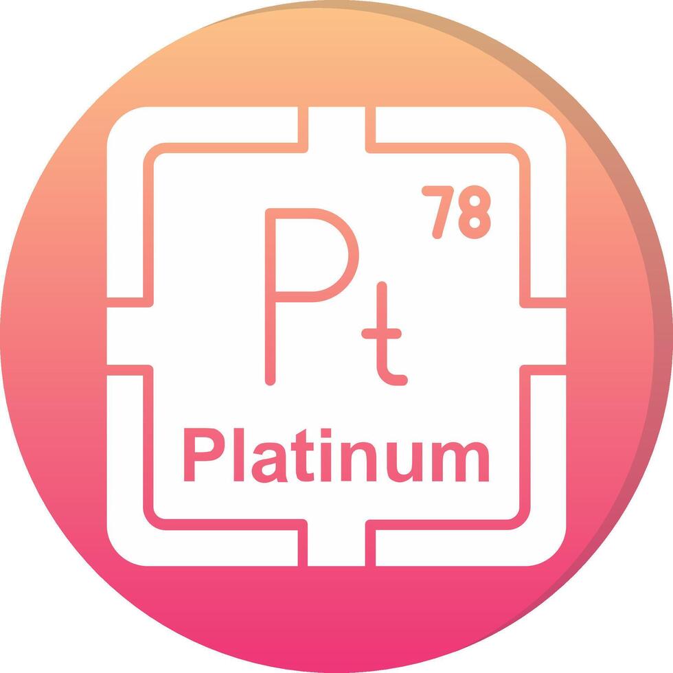 Platinum Circle Icon vector